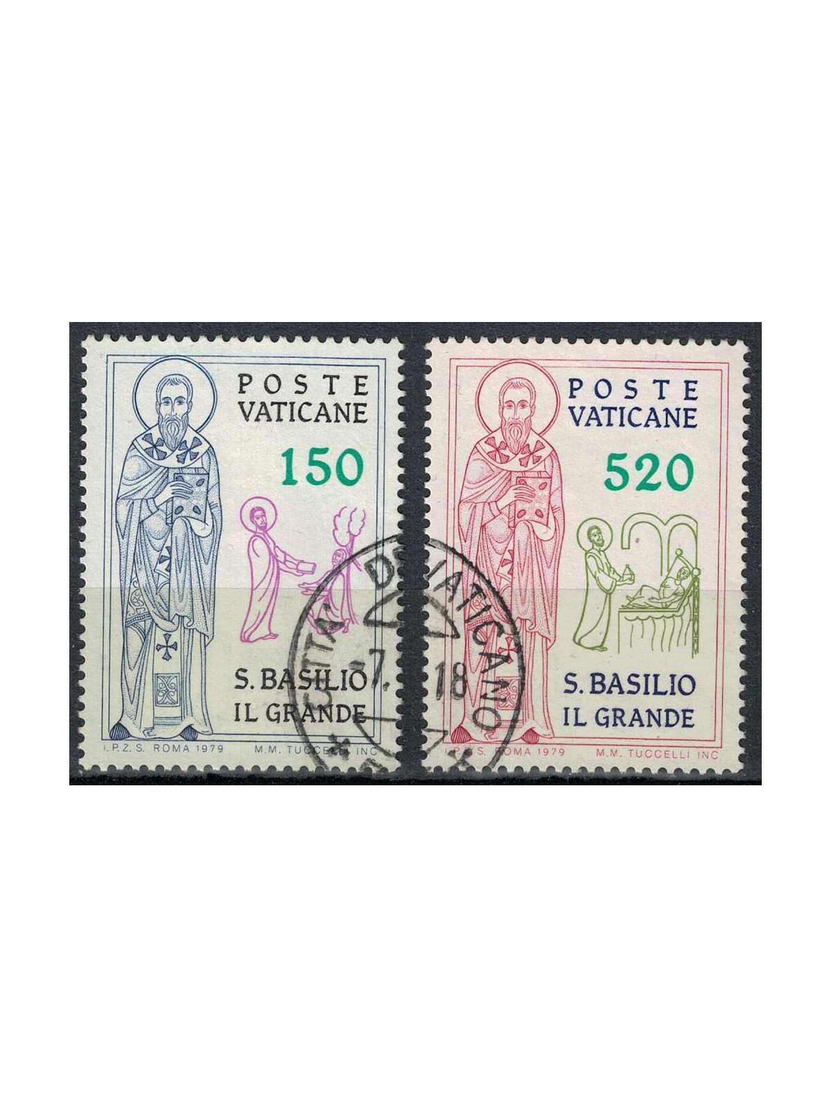 VATICANO 1979 San Basilio il Grande 2v us