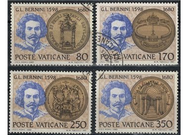 VATICANO 1980 Gian Lorenzo Bernini 4v us