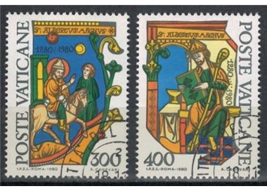 VATICAN 1980 St. Albert the Great 2v us