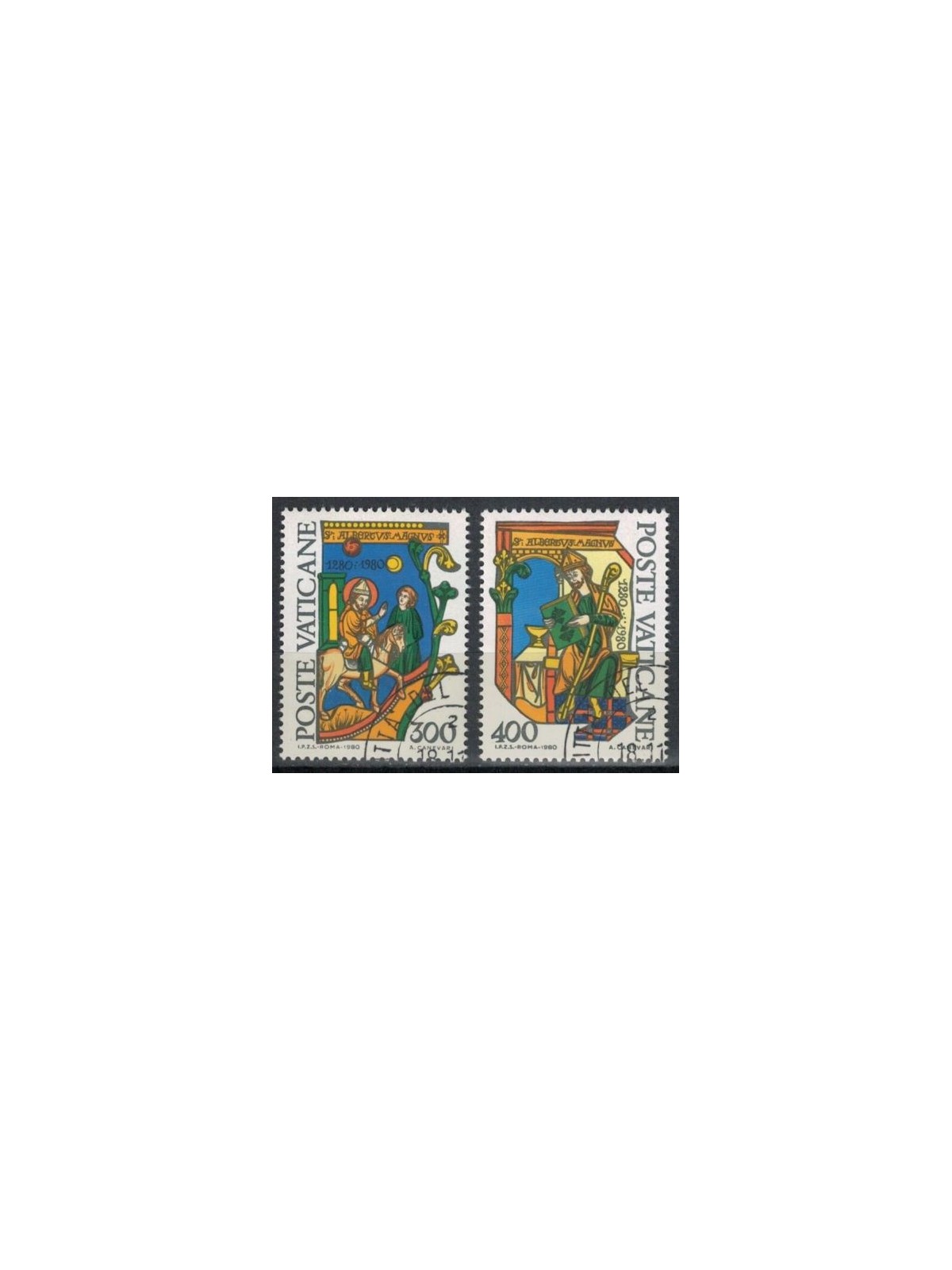 VATICAN 1980 St. Albert the Great 2v us