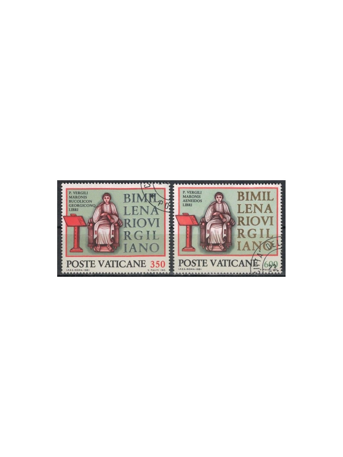 VATICANO 1981 Publio Virgilio Marone 2v us