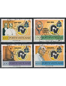VATICAN 1981 Vatican Radio 4v us