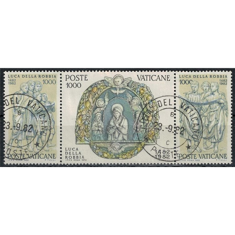 VATICANO 1982 Luca della Robbia 3v us