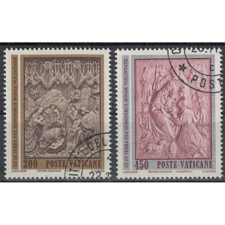 VATICANO 1982 Natale 2v us