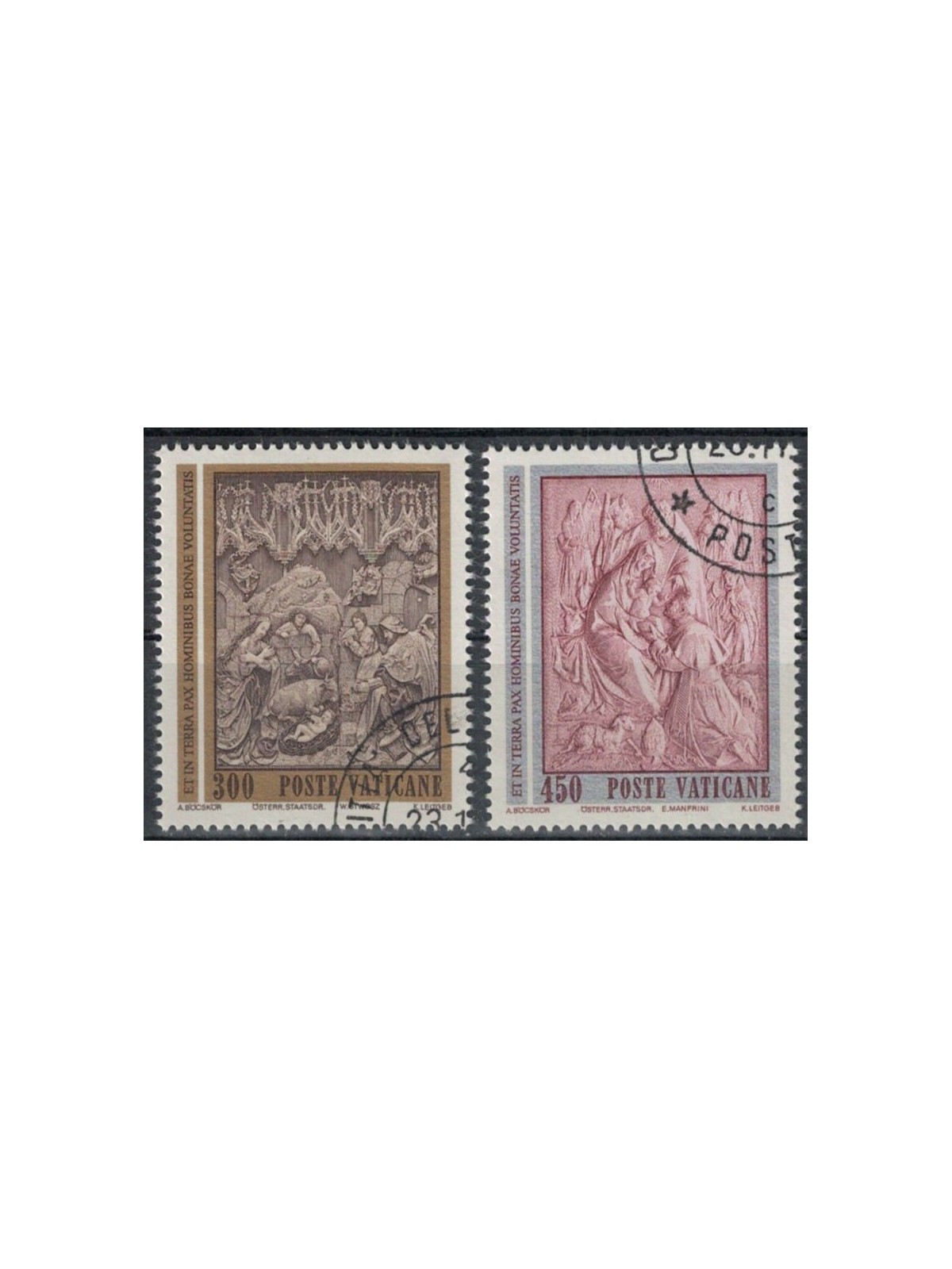 VATICAN 1982 Christmas 2v us