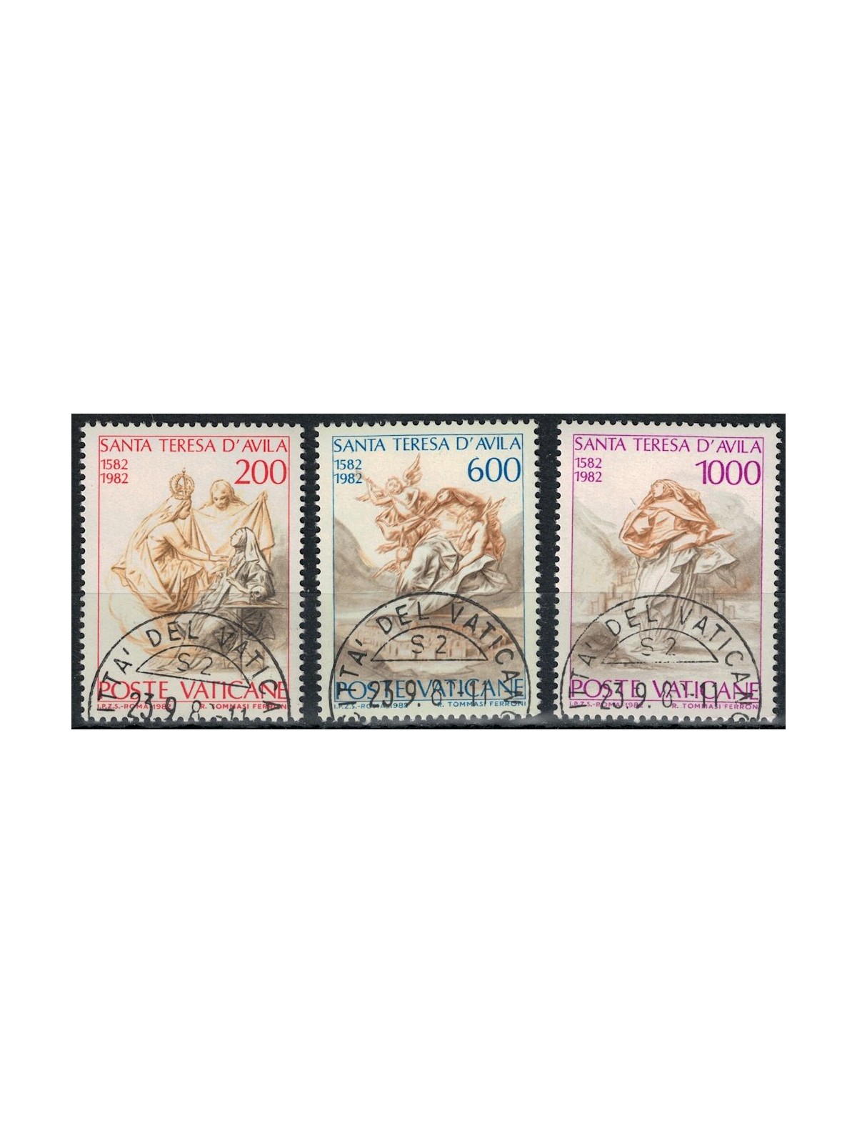 VATICAN 1982 Saint Teresa of Avila 3v us