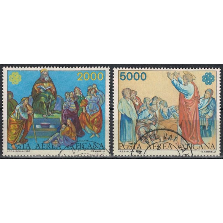 VATICAN 1983 Communications (airmail) 2v us