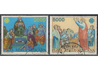 VATICAN 1983 Communications (airmail) 2v us
