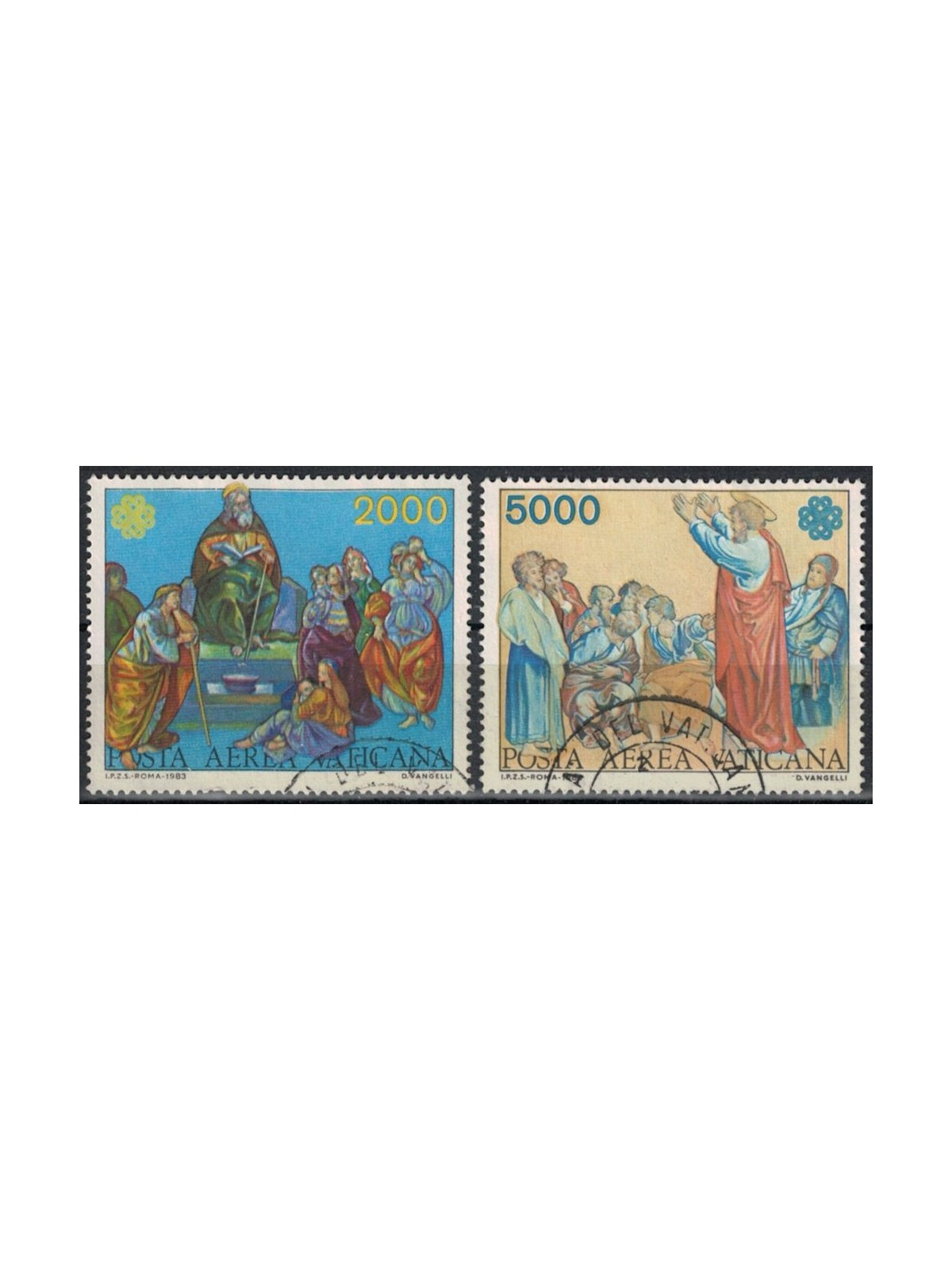 VATICANO 1983 Comunicazioni (posta aerea) 2v us