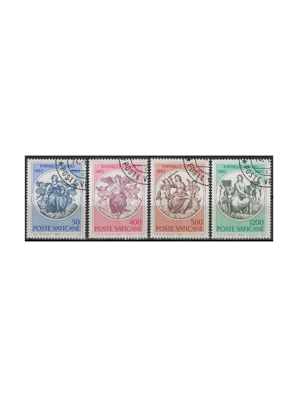 VATICAN 1983 Raffaello Sanzio 4v us