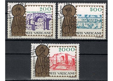 VATICAN 1984 San Damaso Pope 3v us