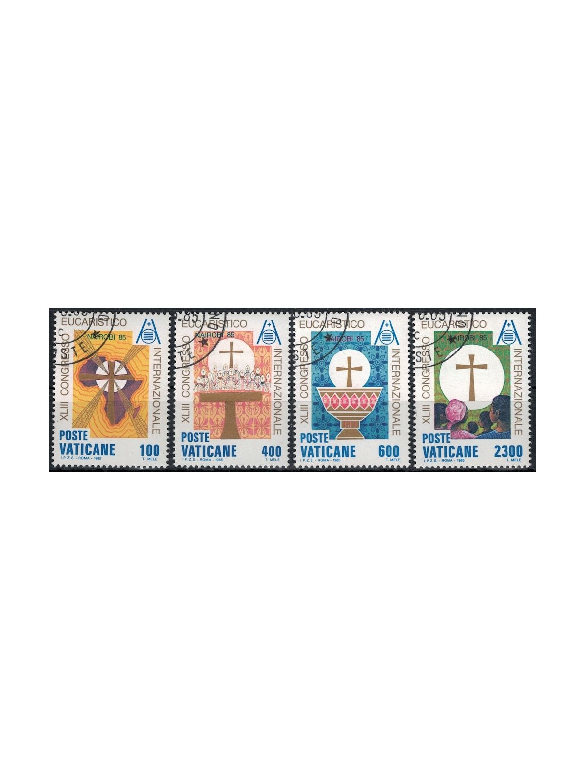 VATICANO 1985 Congresso Eucaristico 4v us