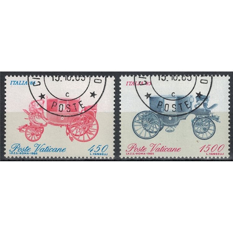 VATICAN 1985 Philatelic Exhibition 2v us