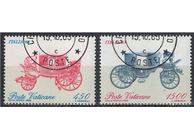 VATICAN 1985 Philatelic Exhibition 2v us