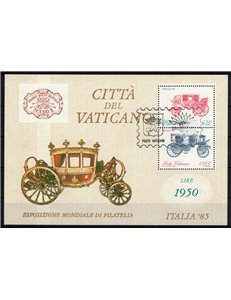 VATICAN 1985 Philatelic Exhibition s/s us
