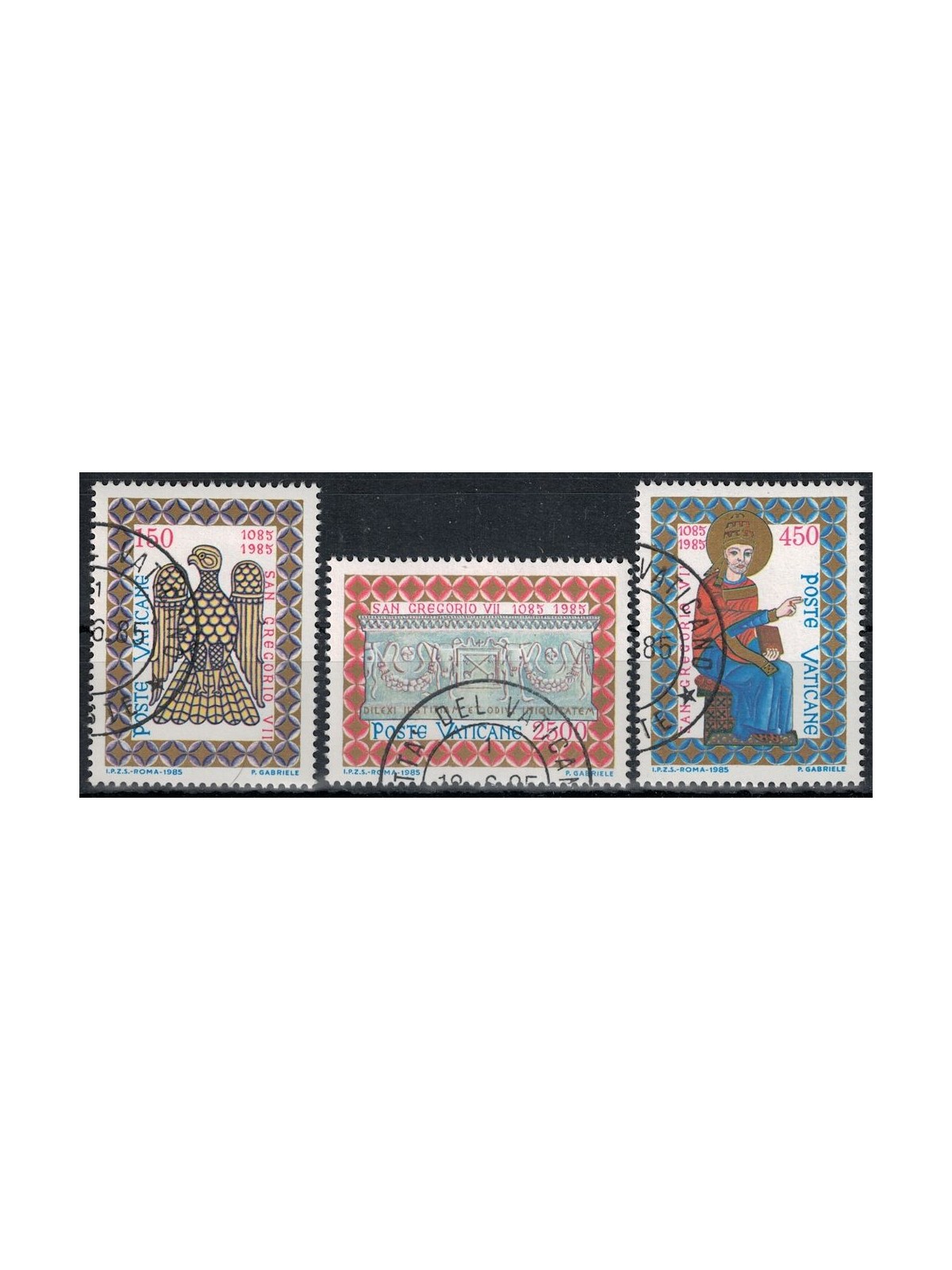 VATICAN 1985 Saint Gregory VII 3v us