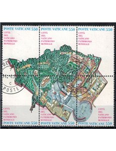 VATICAN 1986 World Heritage 6v us