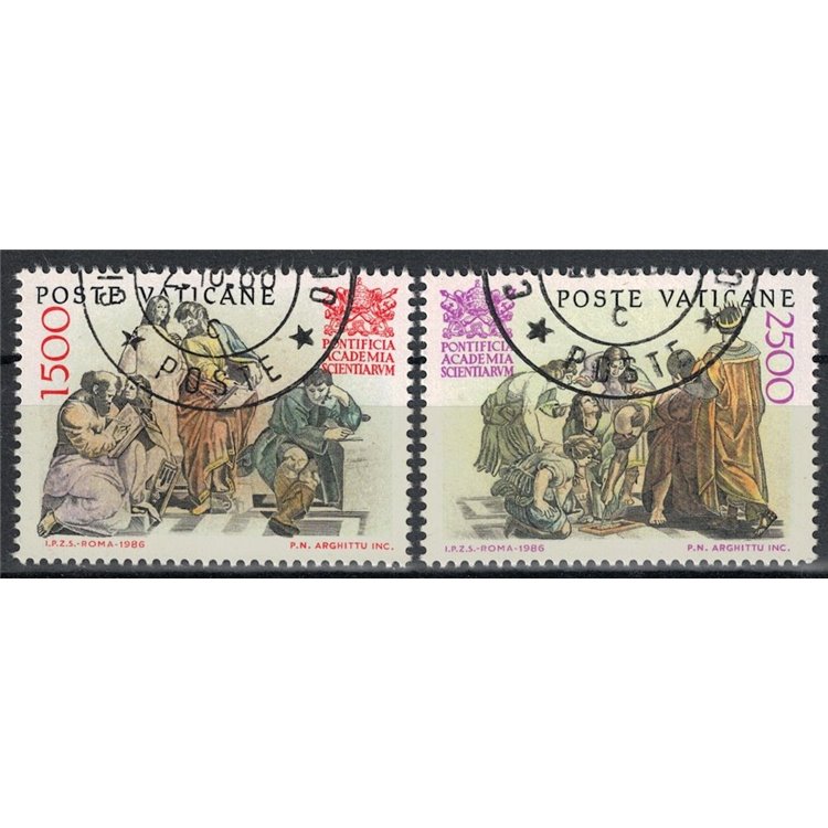 VATICAN 1986 Pontifical Academy of Sciences 2v us