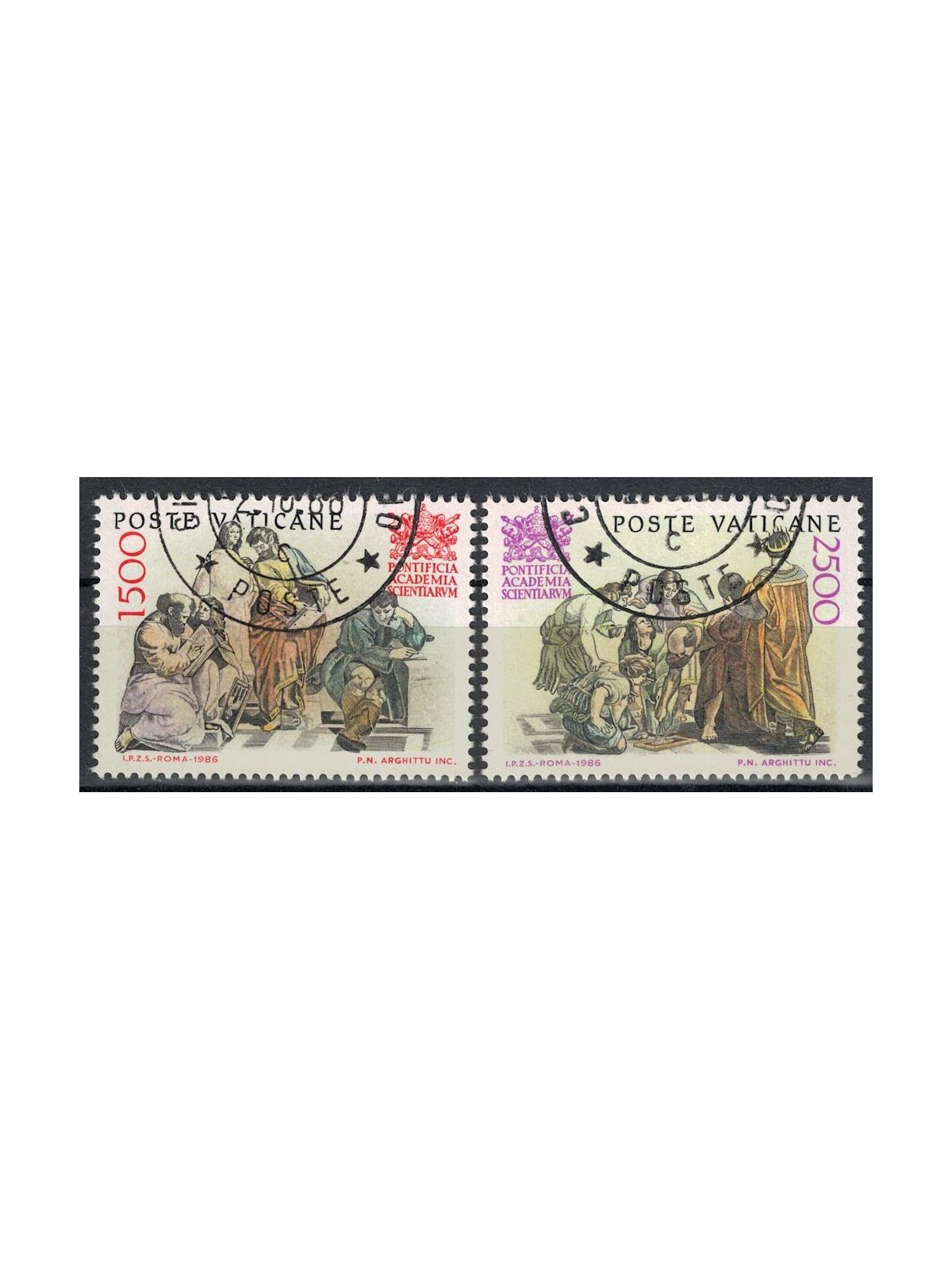 VATICAN 1986 Pontifical Academy of Sciences 2v us