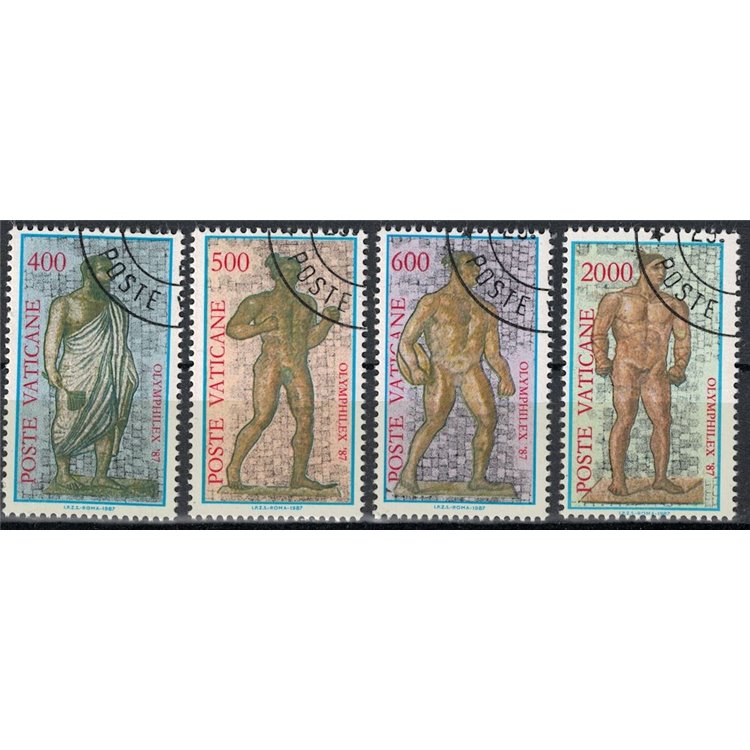 VATICANO 1987 Esposizione mondiale di filatelia olimpica 4v us