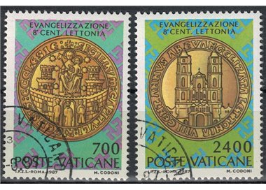 VATICAN 1987 Evangelization of Latvia 2v us
