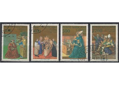 VATICANO 1987 S. Agostino 4v us