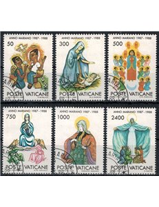 VATICAN 1988 Marian Year 6v us