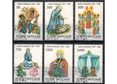 VATICAN 1988 Marian Year 6v us