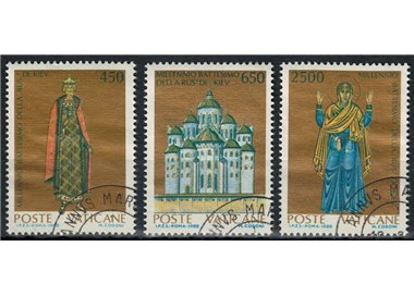 VATICAN 1988 Baptism of Kievan Rus' 3v us