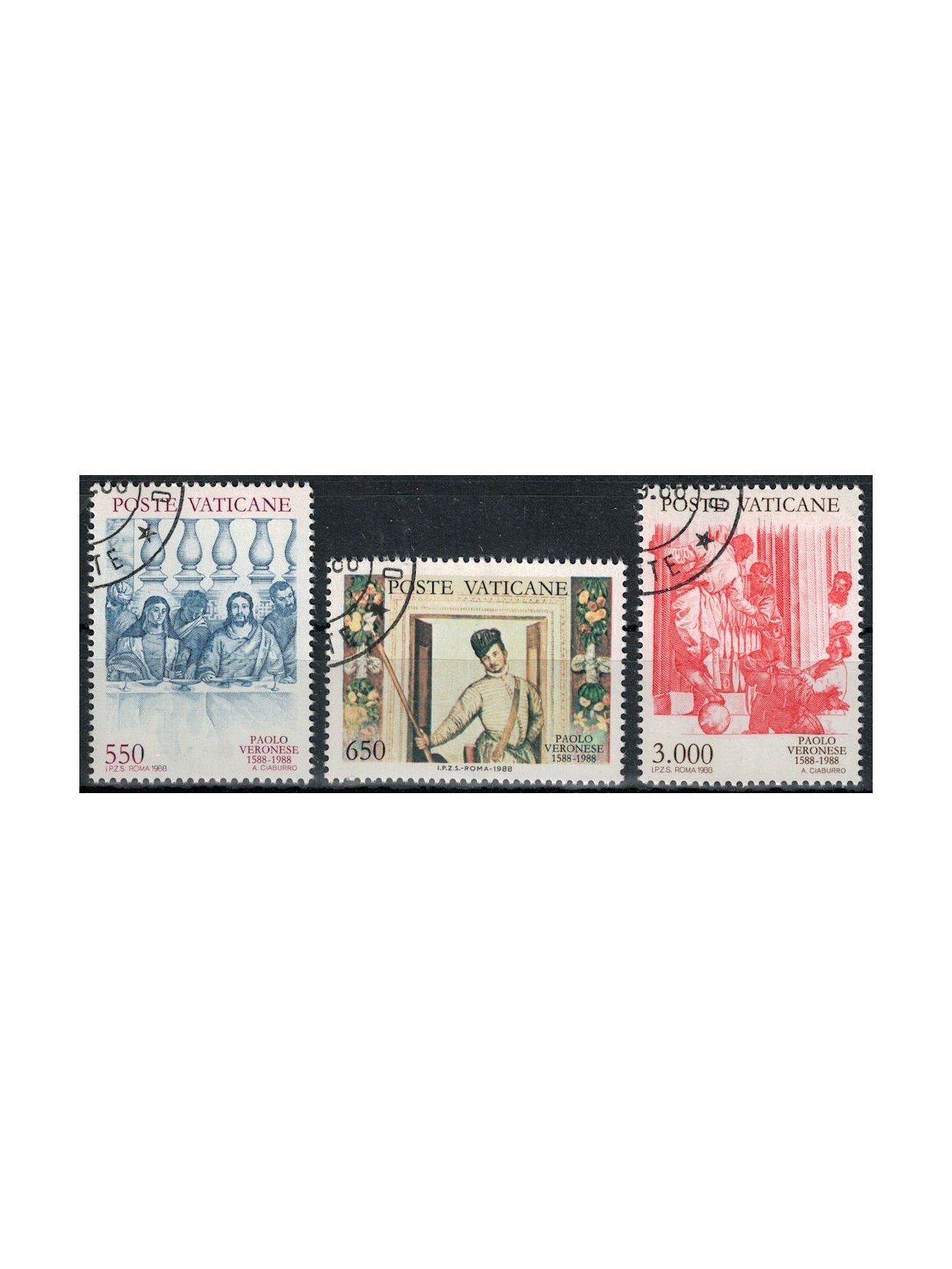 VATICAN 1988 Paolo Caliari, known as Veronese 3v us