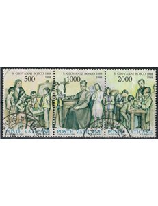 VATICAN 1988 St. John Bosco 3v us