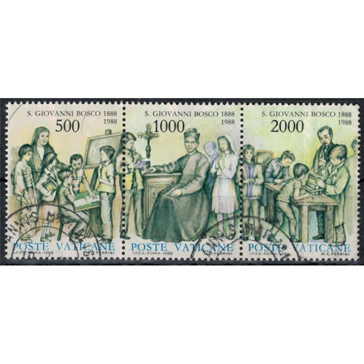 VATICAN 1988 St. John Bosco 3v us