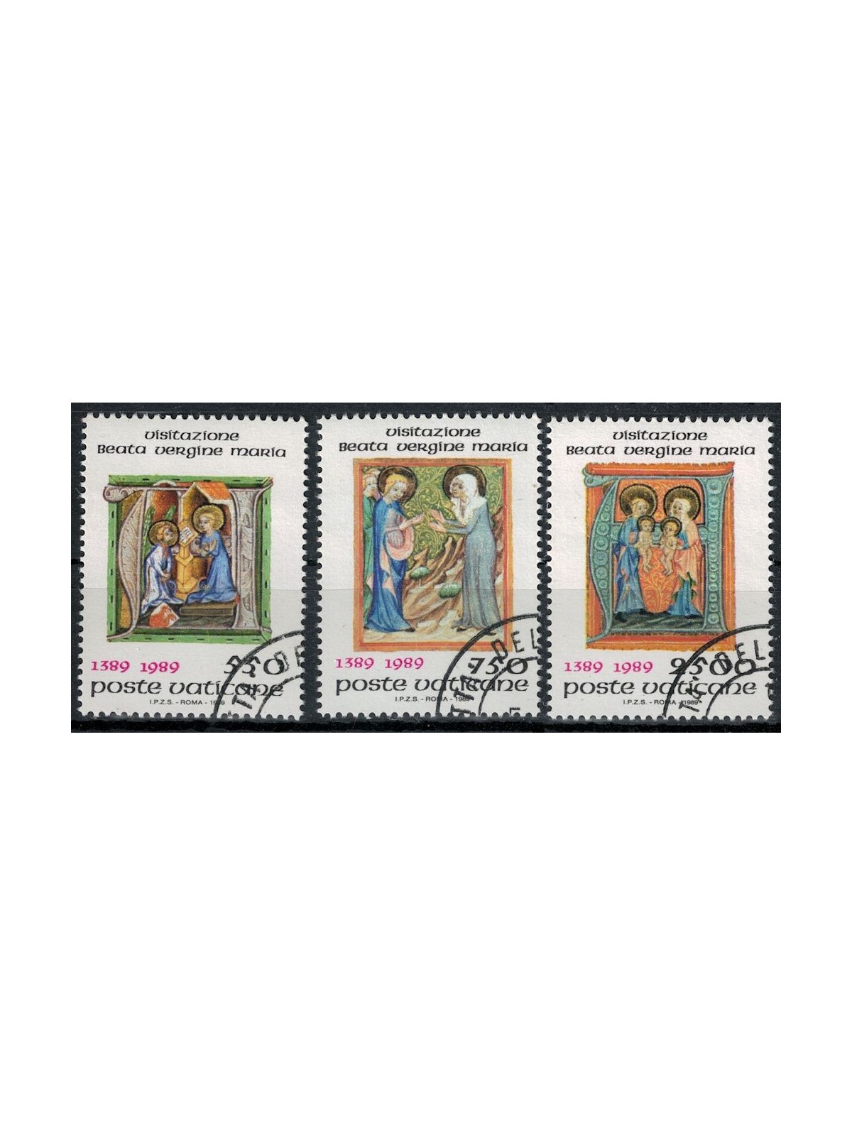 VATICAN 1989 Feast of the Visitation 3v us