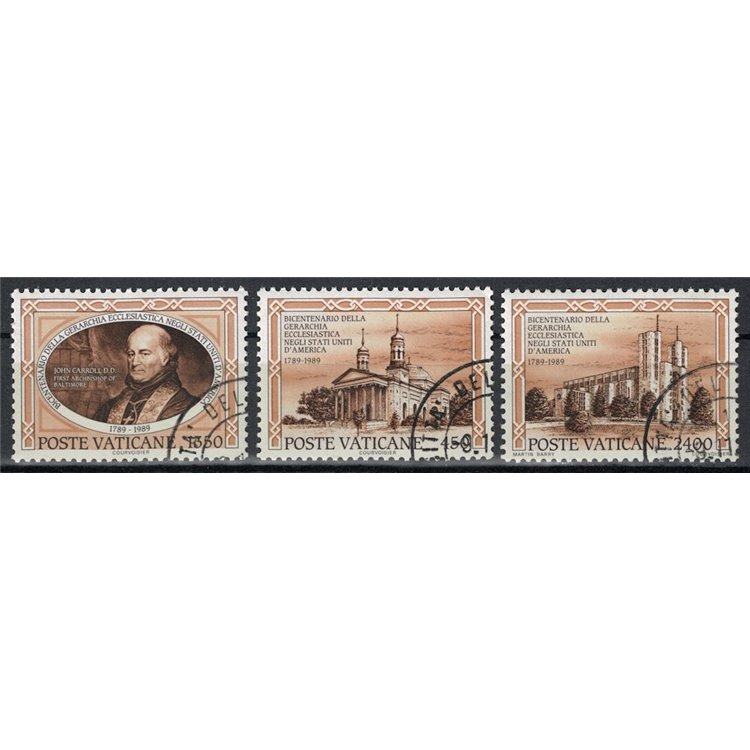 VATICANO 1989 Gerarchia Ecclesiastica 3v us