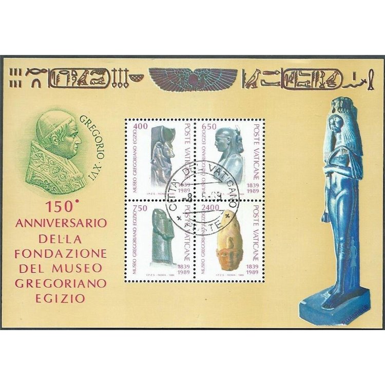 VATICANO 1989 Museo Gregoriano Egizio BF us
