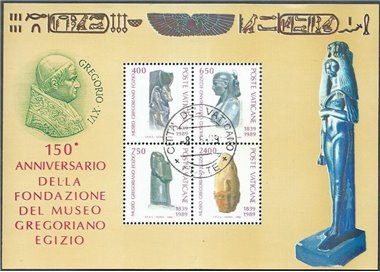VATICANO 1989 Museo Gregoriano Egizio BF us