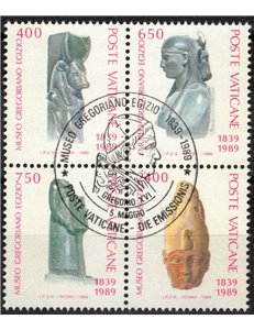 VATICAN 1989 Gregorian-Egyptian Museum 4v us