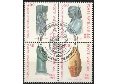 VATICAN 1989 Gregorian-Egyptian Museum 4v us