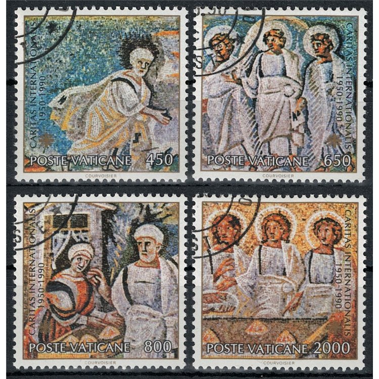 VATICANO 1990 Caritas Internationalis 4v us