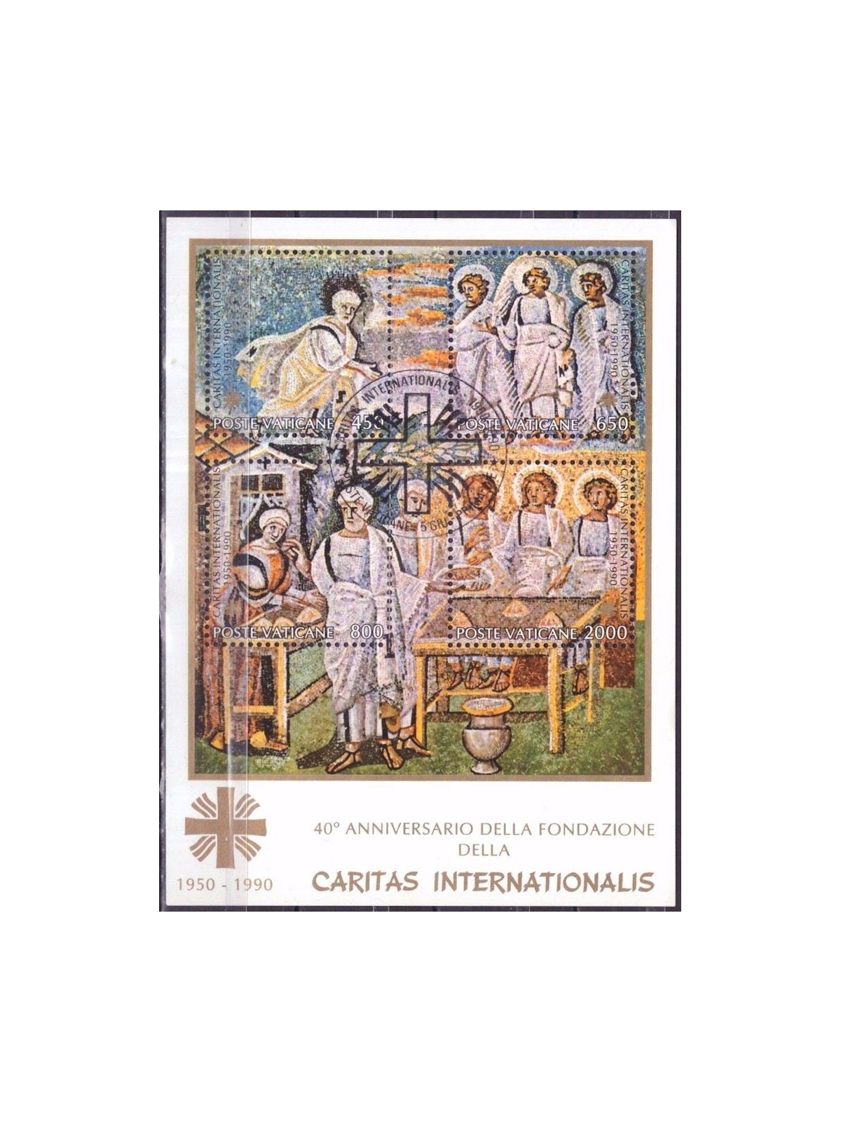 VATICANO 1990 Caritas Internationalis BF us