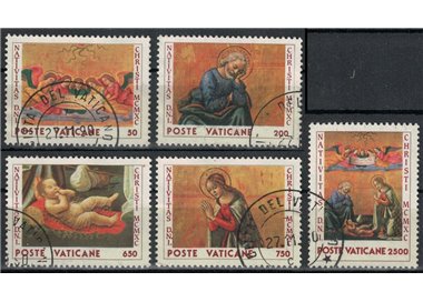 VATICANO 1990 Natale 5v us
