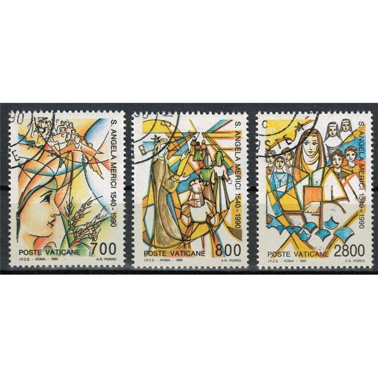 VATICAN 1990 S. Angela Merici 3v us