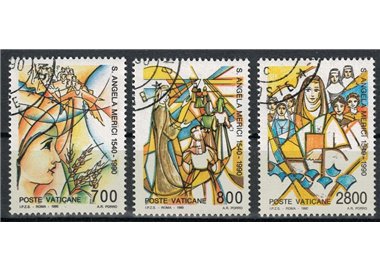 VATICAN 1990 S. Angela Merici 3v us