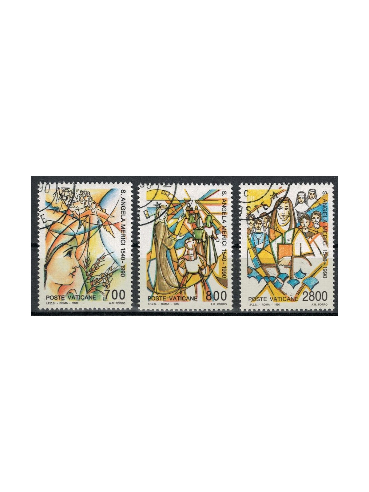 VATICANO 1990 S. Angela Merici 3v us