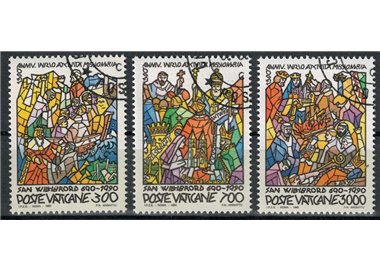 VATICANO 1990 San Willibrord 3v us