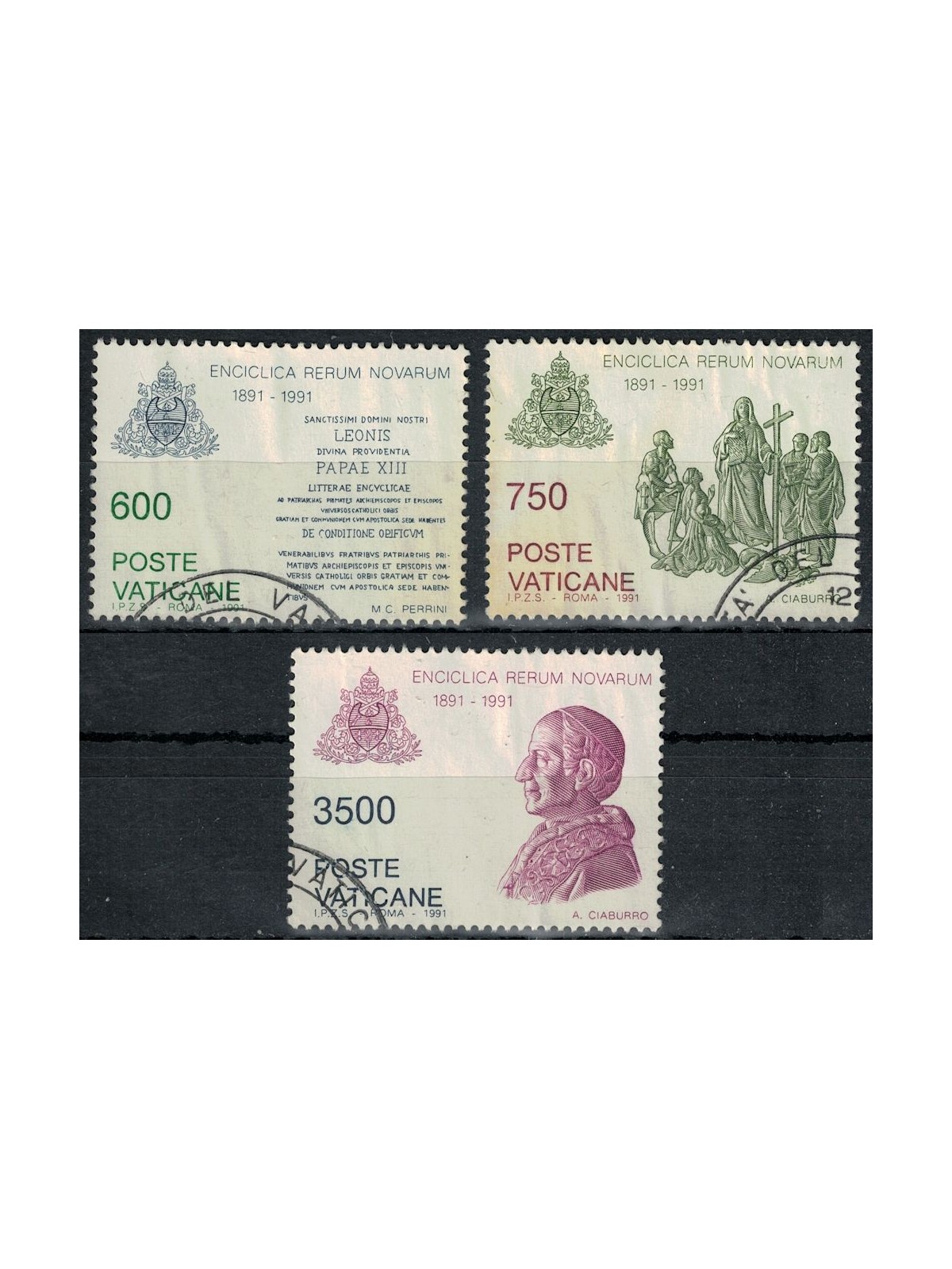 VATICAN 1991 Encyclical Rerum Novarum 3v us