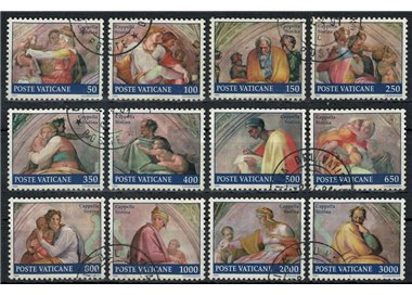 VATICAN 1991 Restoration of the Sistine Chapel 12v us