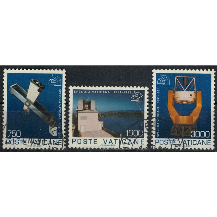 VATICAN 1991 Vatican Observatory 3v us