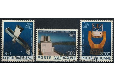 VATICAN 1991 Vatican Observatory 3v us