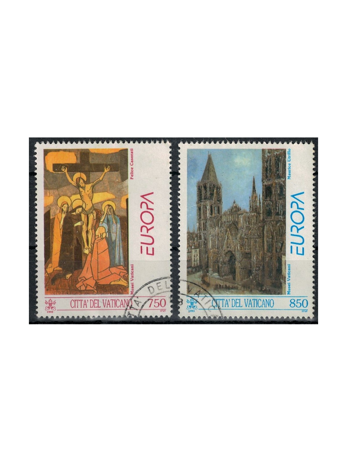 VATICAN 1993 Europe 2v us